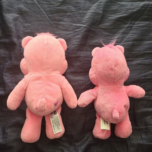CARE BEAR plush TOY PINK PADLOCK SECRET-Pink Rainbow Cheer - Picture 2 of 4